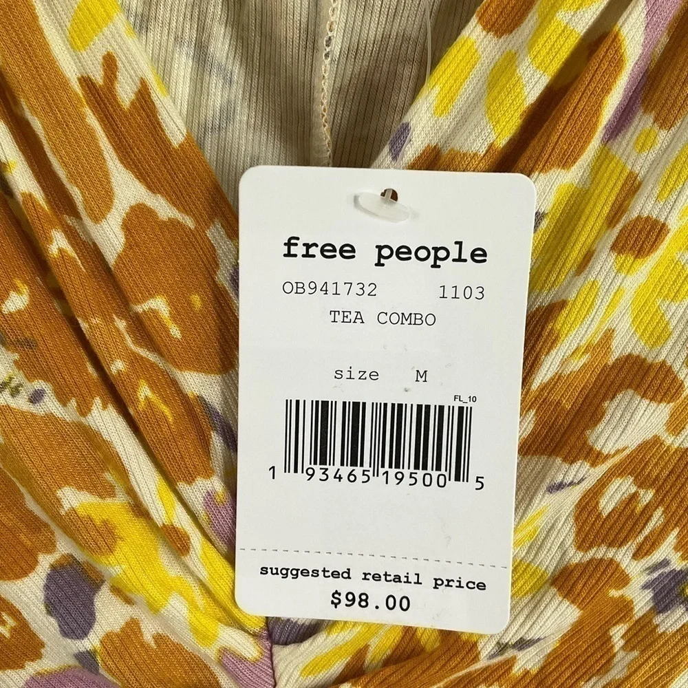 Free People Key To Your Heart Mini Dress New with tags size M floral print D12